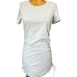 PINK Victoria's Secret Blue Bleach Tee Dress S EUC